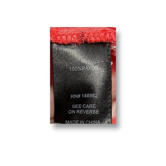 Torrid 2X Coral Floral Blouse Ruffle Back Hi-Low Hem Scoop Neck Top Summer - Picture 8 of 9